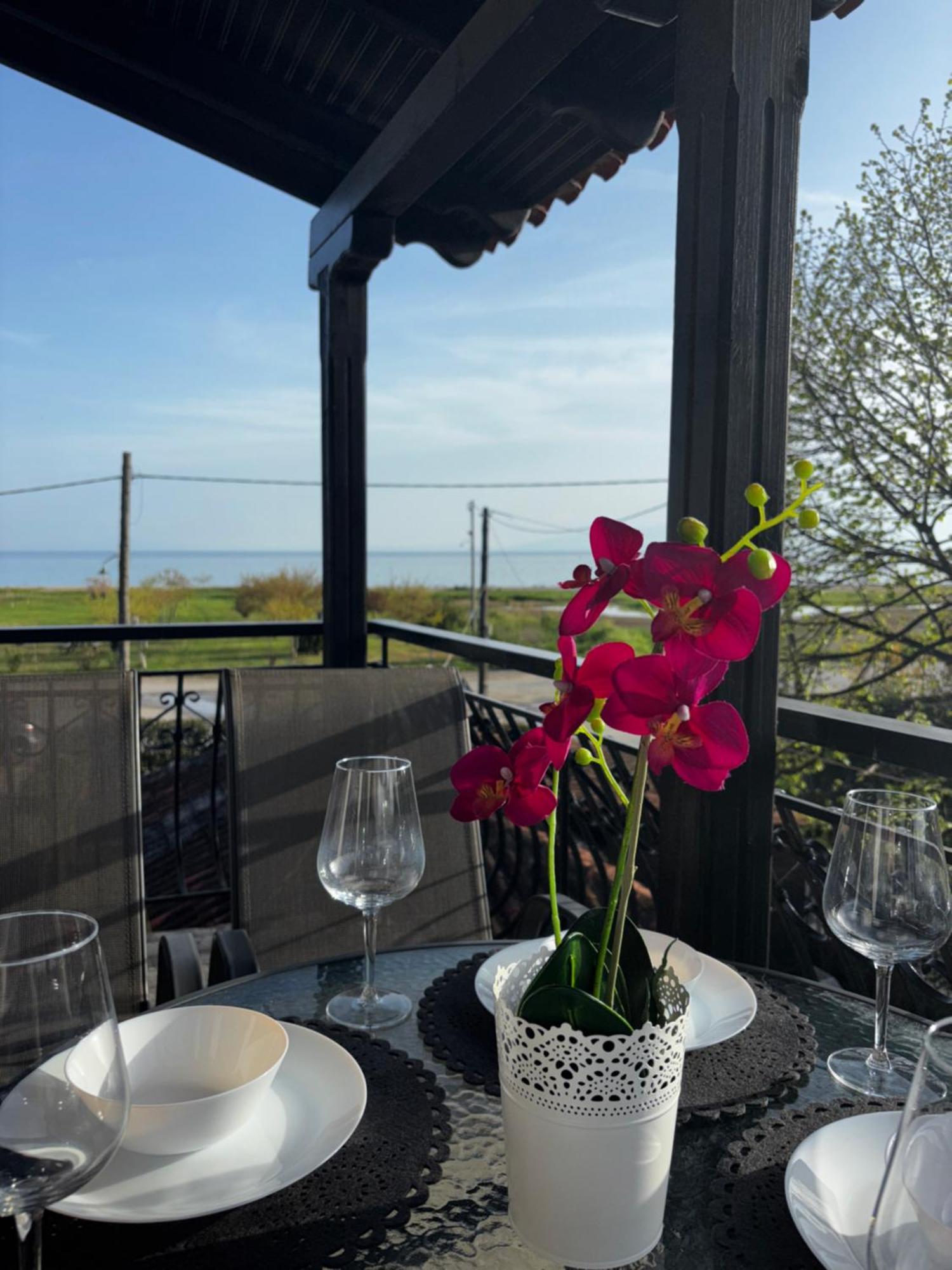 Room Nine 9 Beachfront Apartments Nea Kallikrateia Εξωτερικό φωτογραφία
